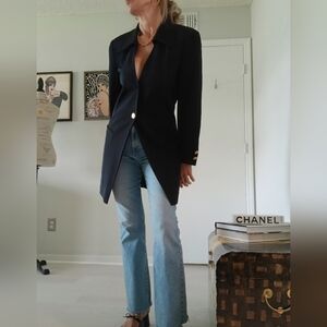 Escada Couture Vintage Tailored Silk Blazer